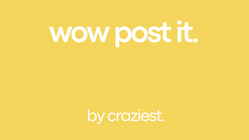 WOW Post-it by Craziest