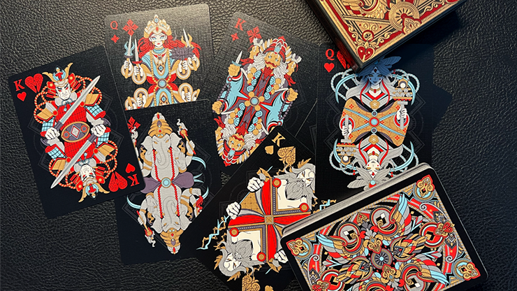 Sacred Legends Black Edition Playing Cards by HypieLab