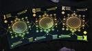 Moon (Black Holo) Playing Cards