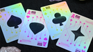 Moon (White Holo) Playing Cards