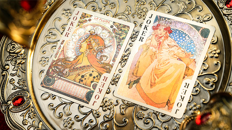 Mucha Standard Playing Cards by 52 MUSÉE