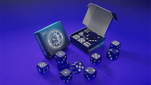 Forcing Dice Set by IARVEL Magic (Transparent Blue)