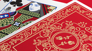 Red Roses Gold Foil Playing Cards (Fully Marked)