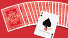 Red Roses Gold Foil Playing Cards (Fully Marked)