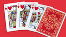 Red Roses Gold Foil Playing Cards (Fully Marked)