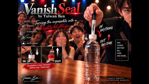 Vanish Seal (Red Cap) by Taiwan Ben