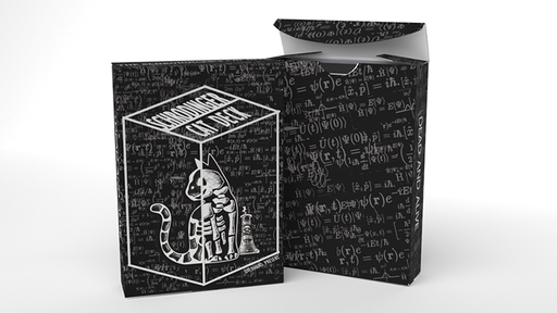 Schrodinger's Cat: Quantum Gilded Dead Black Playing Cards