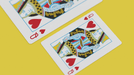 Black Roses Sunny Days Mini Playing Cards