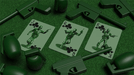 Army Men Playing Cards