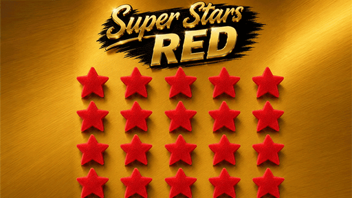 Super Stars Red (Bag of 20) Sponge