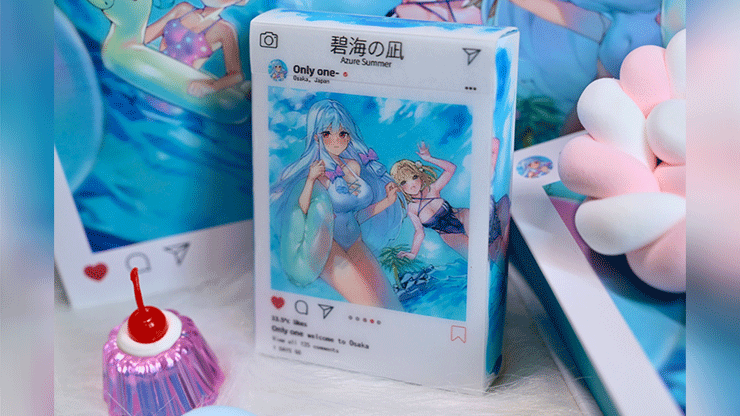 Sweet Cosplay Show - Azure Summer (Grading Box) Playing Cards