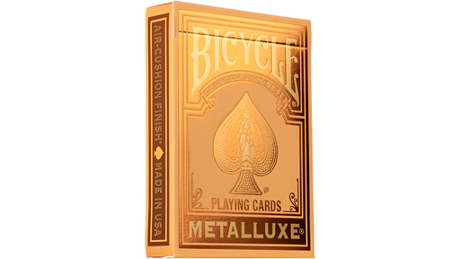 Bicycle Metalluxe Orange Playing Cards by US Playing Card Co.