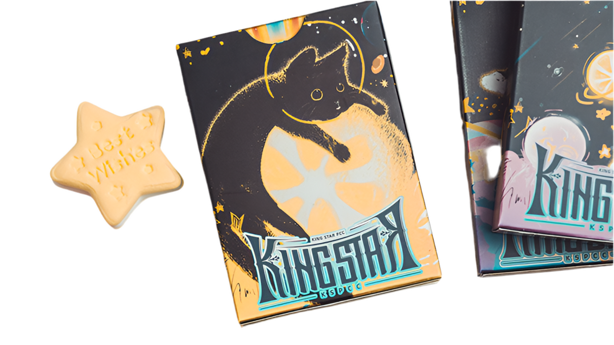 Space Cat V2 Playing Cards by King Star