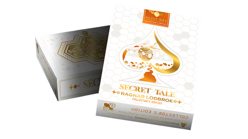 Secret Tale Ragnar White Bee Collector's Playing Cards - Merchant of Magic Magic Shop