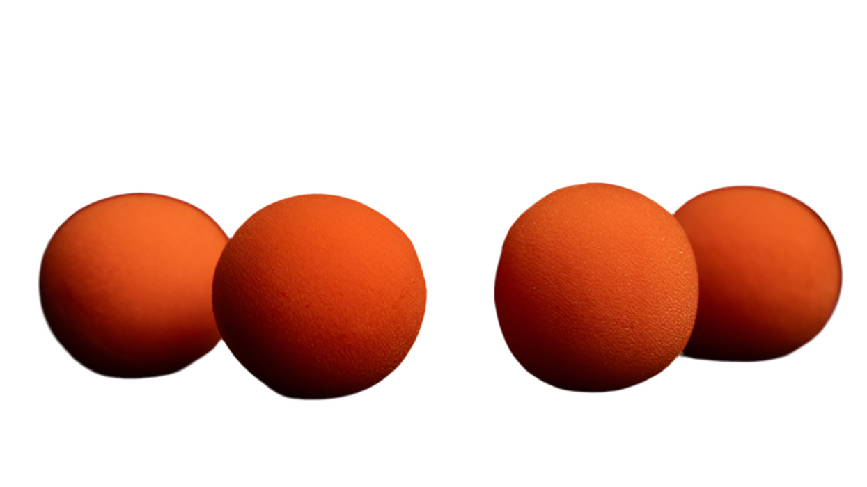 Sponge Balls 4 x Orange 2 inch