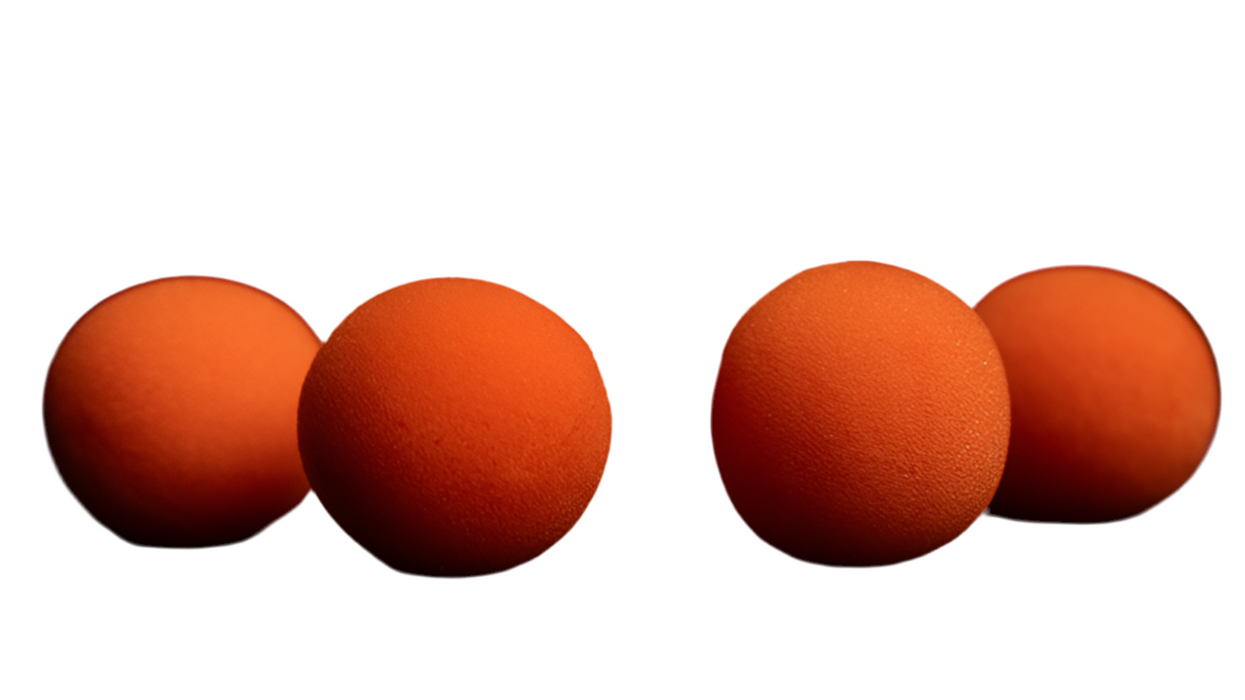 Sponge Balls 4 x Orange 1 inch