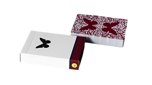 Stripper Butterfly Playing Cards Version 2 Marked (Red) by Ondrej Psenicka