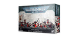 Warhammer 40,000 game box with model soldiers on a white background