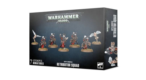 Warhammer 40,000 Retributor Squad miniatures box on a white background