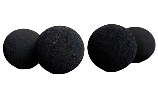 Sponge Balls 4 x Black 3 inch