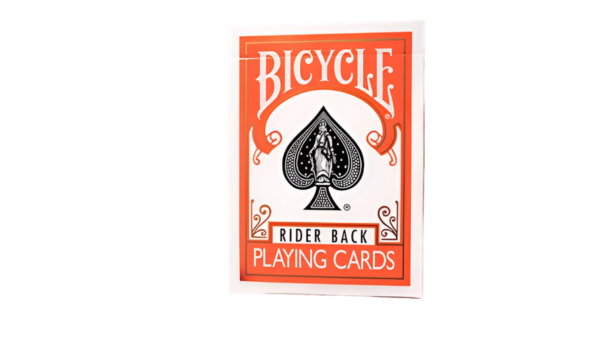 Bicycle Playing Cards Orange - Regular Poker Size Deck