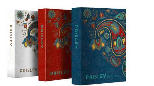 Paisley back design playing cards