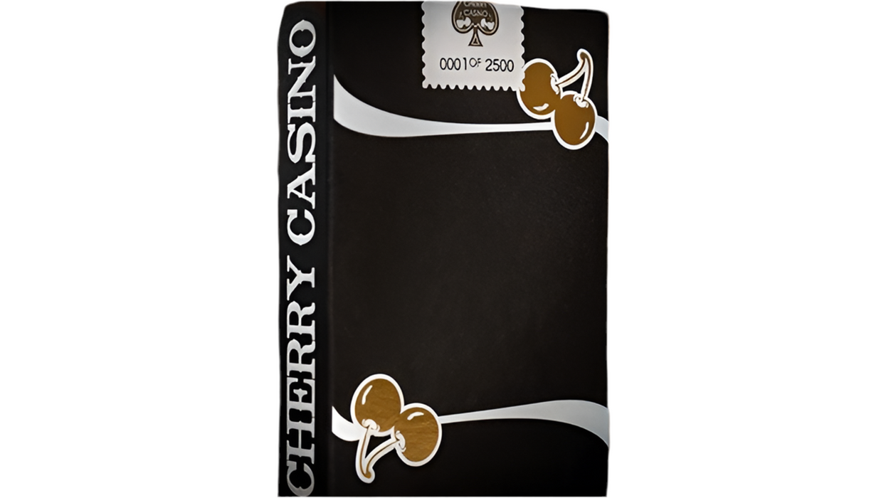 Limited Edition Cherry Casino (Monte Carlo Black and Gold) Numbered Seals Playing Cards by Pure Imagination Projects