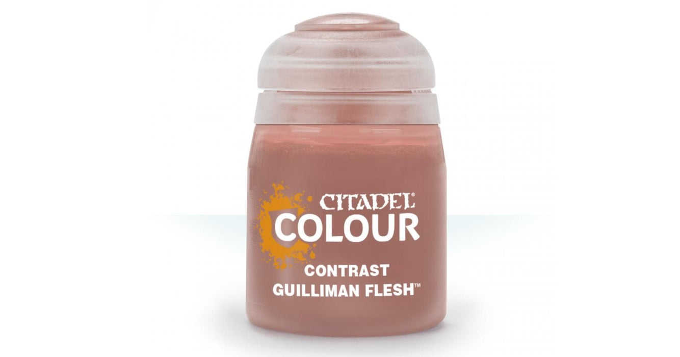  Citadel Colour Contrast Guilliman Flesh paint can on a white background