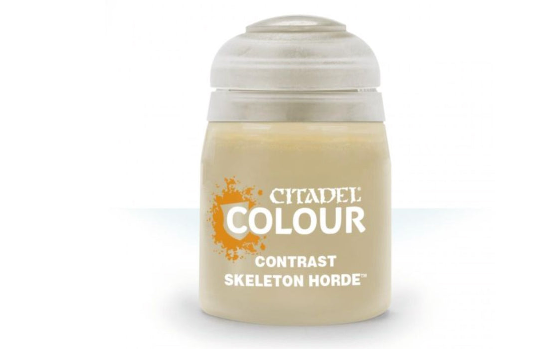  Citadel Colour Contrast Skeleton Horde paint can on a white background