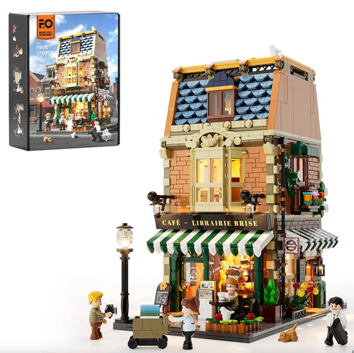 Book Cafe By FunWhole LumiBricks UK - Merchant of Magic Magic Shop