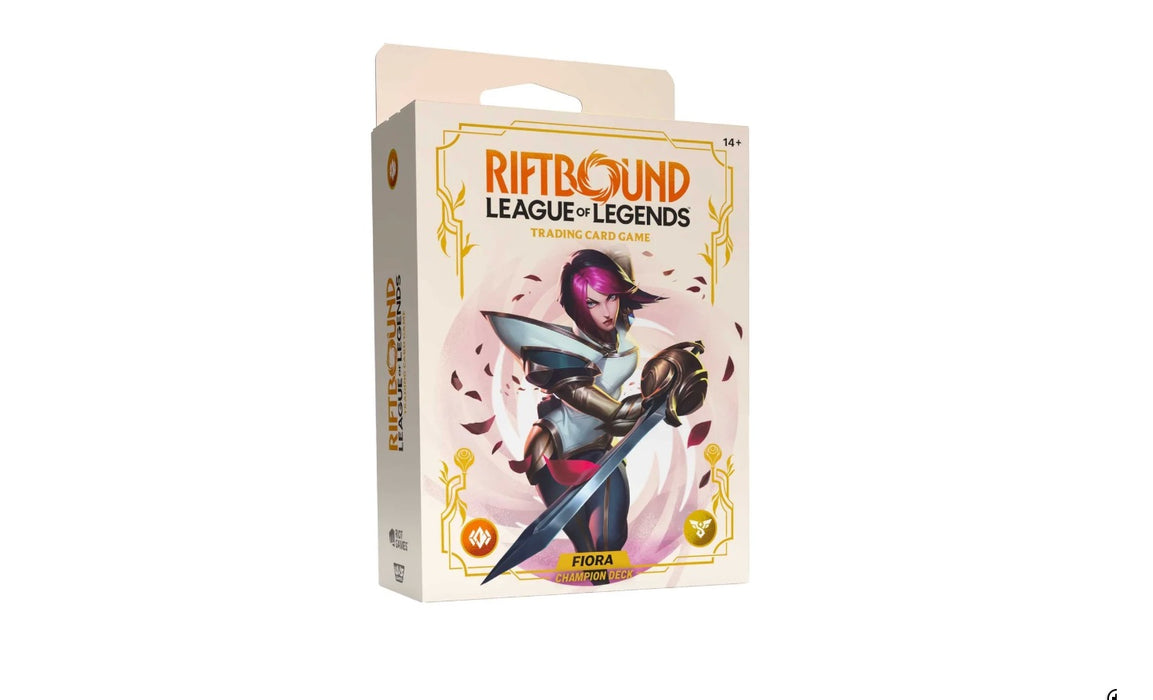 Riftbound: League of Legends TCG - Set Two: Spiritforged Champion Deck - Fiora - Merchant of Magic Magic Shop