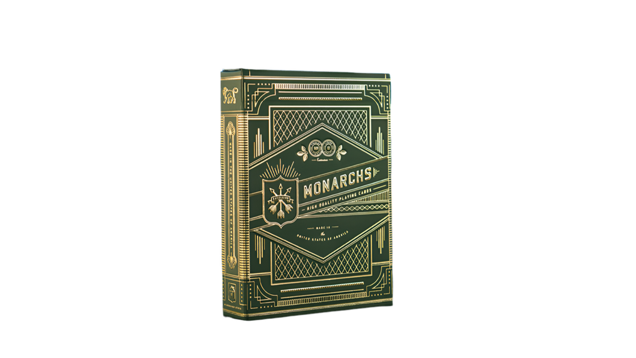 Monarchs Playing Cards (Green) by Theory 11