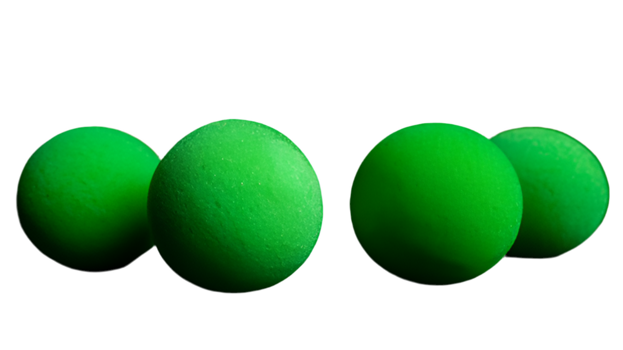 Sponge Balls 4 x Green 3 inch