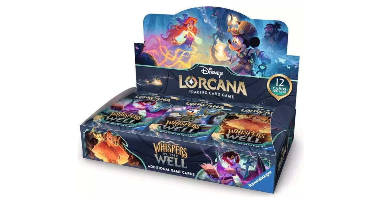 Disney Lorcana : Whispers in the Well Booster Box (24 Booster Packs)