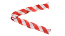 Thumb Tip Streamer Zebra 3' (Red and White)