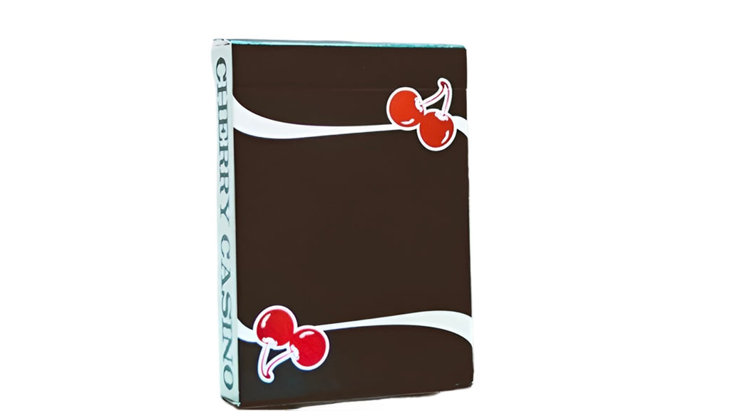 Cherry Casino V3 True Black Playing Cards by Pure Imagination