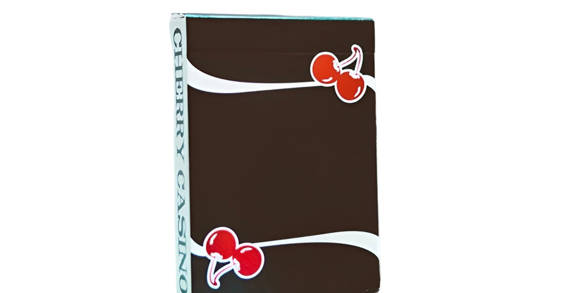 Cherry Casino V3 True Black Playing Cards by Pure Imagination