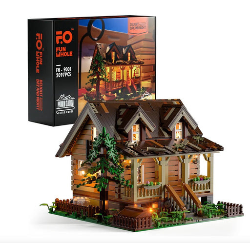 Wood Cabin By FunWhole LumiBricks UK - Merchant of Magic Magic Shop