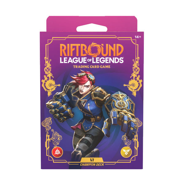 Riftbound: League of Legends TCG Set 3 - Unleashed Champion Deck - Vi - Merchant of Magic Magic Shop
