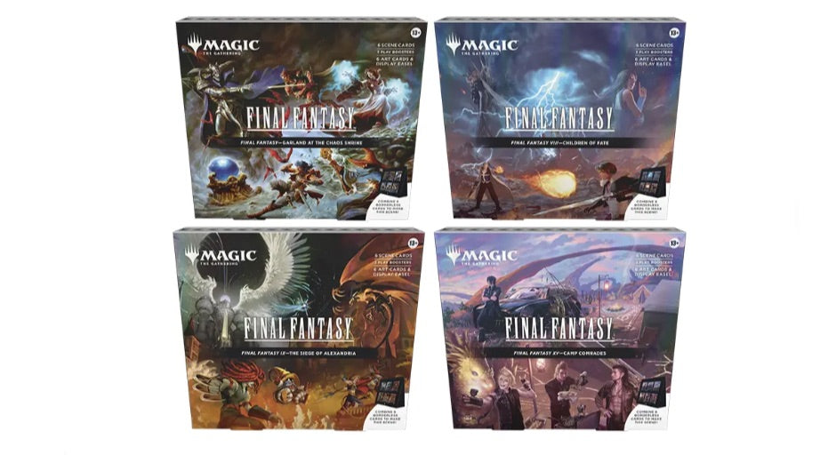 Magic The Gathering: Final Fantasy - Scene Box Set of 4 - Merchant of Magic Magic Shop