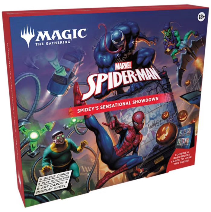 Magic The Gathering : Marvel's Spider-Man Scene Box - Spidey's Sensational Showdown - Merchant of Magic Magic Shop