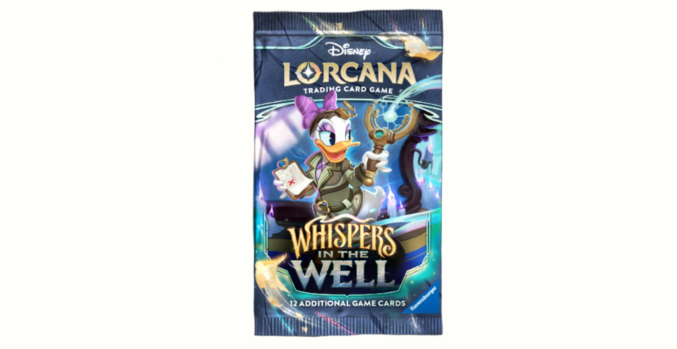 Disney Lorcana : Whispers in the Well Booster Pack Merchant of Magic Disney Lorcana : Whispers in the Well Booster Pack Merchant of Magic