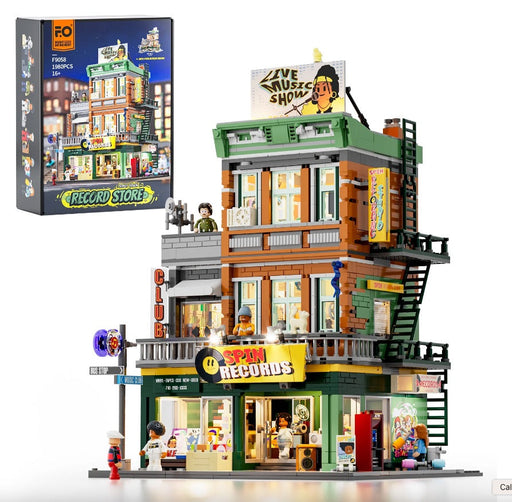Record Store by FunWhole LumiBricks UK - Merchant of Magic Magic Shop