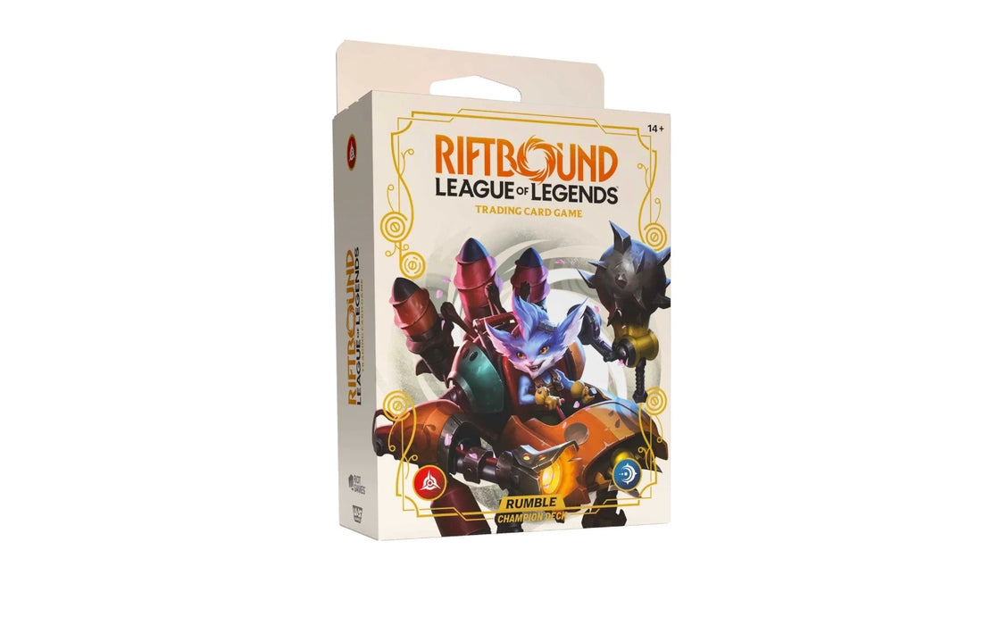 Riftbound: League of Legends TCG - Set Two: Spiritforged Champion Deck - Rumble - Merchant of Magic Magic Shop