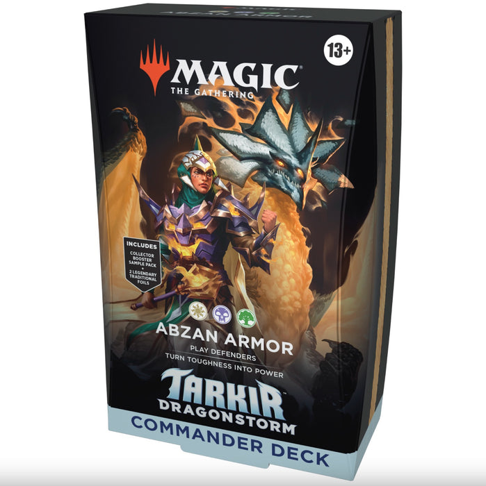 Magic The Gathering Tarkir : Dragonstorm Commander Deck - Abzan Armor - Merchant of Magic Magic Shop