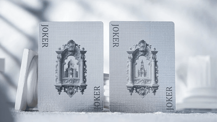Alabaster Athena Luxury Playing Cards by TCC Fashion - Merchant of Magic