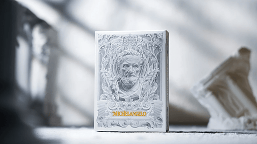Alabaster Michelangelo Luxury Playing Cards by TCC Fashion - Merchant of Magic