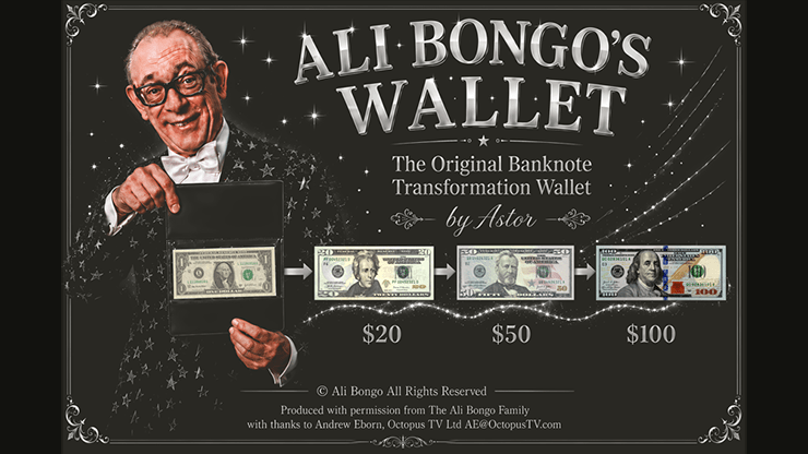 Ali Bongo's Wallet (Black) by Astor - Merchant of Magic