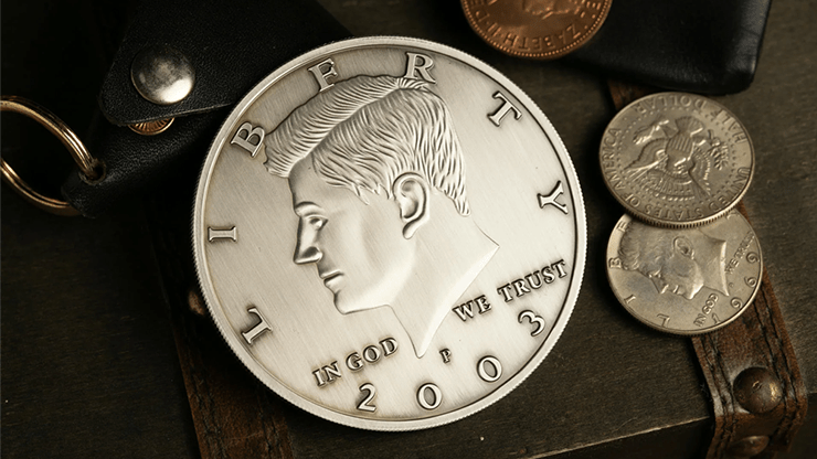 Bacon Jumbo Coin (Oversized Half Dollar) by Bacon Magic - Merchant of Magic