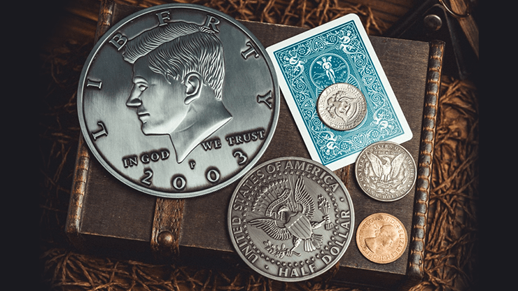 Bacon Jumbo Coin (Oversized Half Dollar) by Bacon Magic - Merchant of Magic